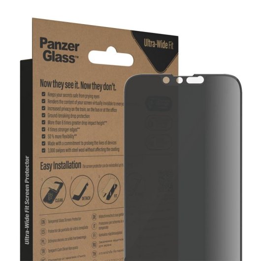 PanzerGlass Privacy Screen Protector für iPhone 14 | 13 | 13 Pro Ultra-Wide Fit