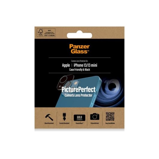Protector de cámara PanzerGlass PicturePerfect para iPhone 13 y 13 Mini