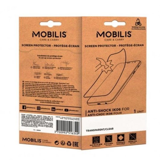 Bildschirmschutz Mobilis für Zebra TC21/26 Transparent 6H