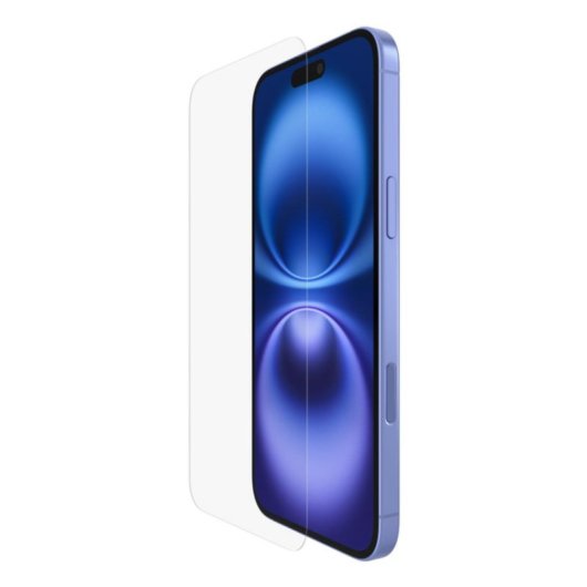 Protector de pantalla Belkin ScreenForce para iPhone 16 Plus, antibacteriano y resistente