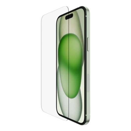 Protector de pantalla Belkin ScreenForce para iPhone 16 Plus, antibacteriano y resistente