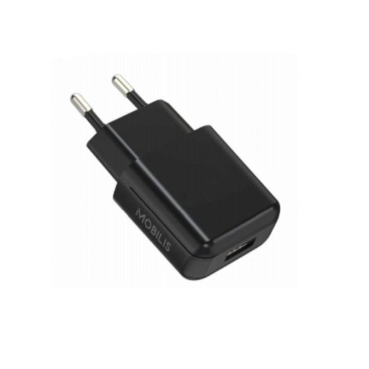 Ladegerät USB Type C Mobilis 100-240V Schwarz