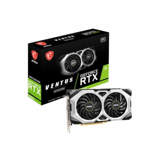Tarjeta Gráfica MSI GeForce RTX 2060 VENTUS GP OC 6GB GDDR6