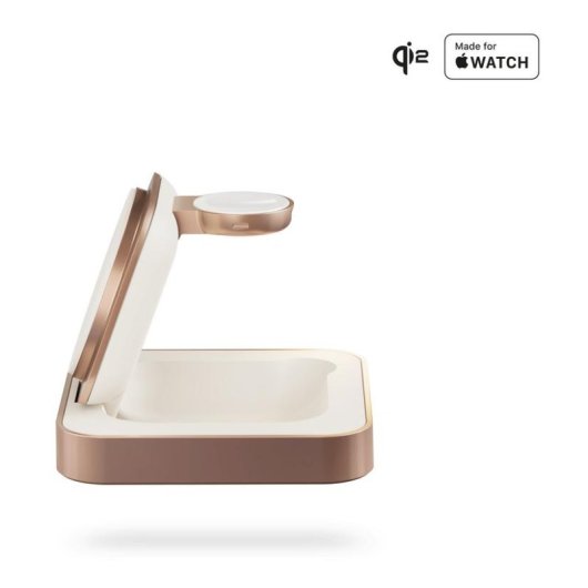 Cargador Inalámbrico Zens Pro 2 Cobre para Mesita de Noche