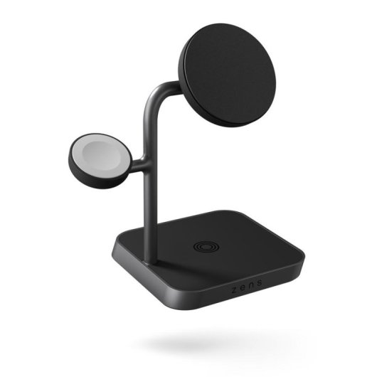 Cargador Inalámbrico Zens Pro 3 Negro 15W Qi2 para iPhone y Apple Watch