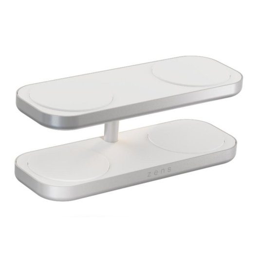 Cargador Inalámbrico ZENS Quattro Charger Pro 4 Blanco 4 Dispositivos Qi2
