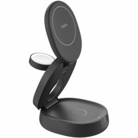 Chargeur Sans Fil Belkin BoostCharge 3 en 1 Qi2 15W Pliable Noir