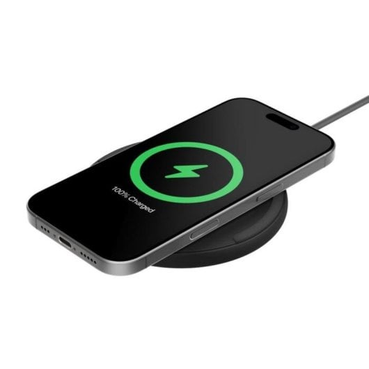 Belkin WIA012HQBK 15W Qi Schnellladung Kabelloses Ladepad Schwarz