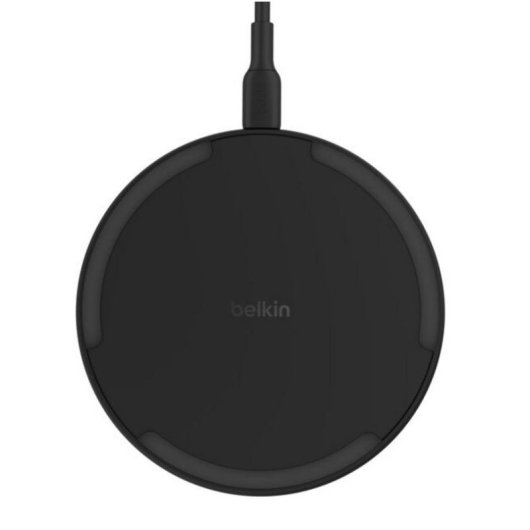 Belkin WIA012HQBK 15W Qi Schnellladung Kabelloses Ladepad Schwarz