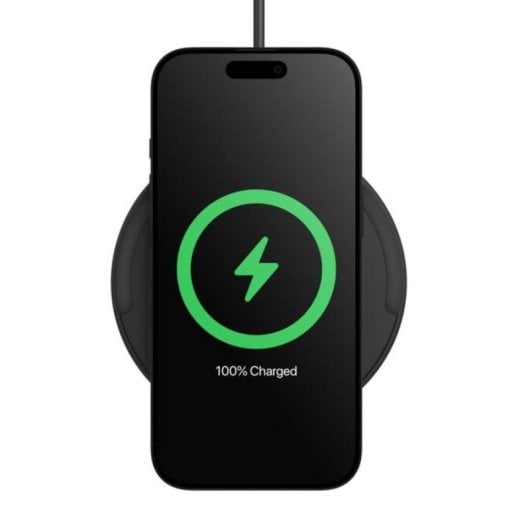 Belkin WIA012HQBK 15W Qi Schnellladung Kabelloses Ladepad Schwarz