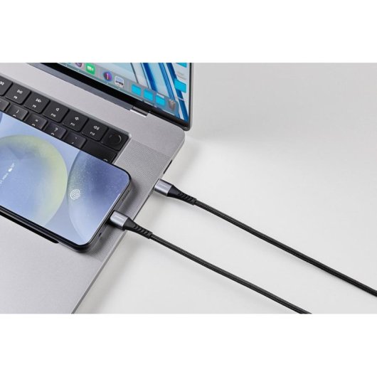 Cable USB-C Intenso C315C 1,5 m carga rápida 60 W negro