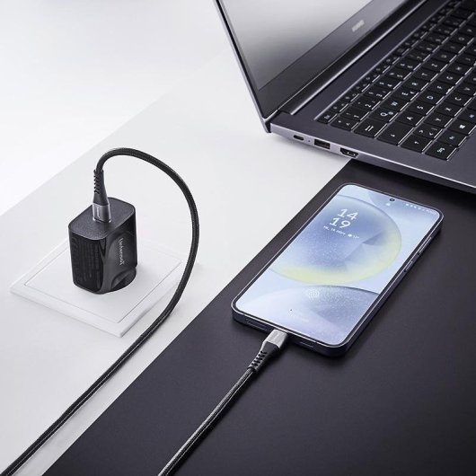 Cable USB-C Intenso C315C 1,5 m carga rápida 60 W negro