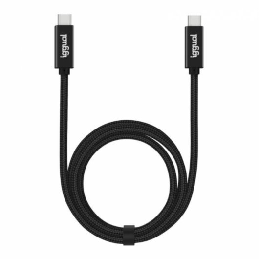 Cabo USB-C IGGUAL 3.2 Gen2x2 100W 5A 4K 1m nylon