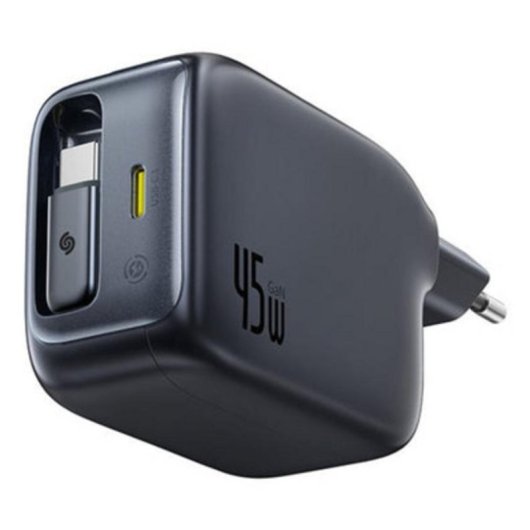 Cargador Baseus E0120G00 Interior 45W USB-C Carga Rápida Negro