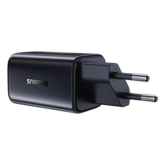 Cargador Baseus E0121F00 45W 2 Puertos USB-C Carga Rápida Negro