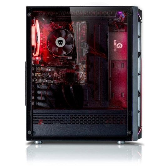 PC Sobremesa BEASTCOM Q3 Ryzen 5 8GB 512GB SSD Vega 11 Windows 11 WiFi Monitor 24"