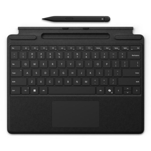 Tastiera Microsoft Surface Pro Magnetica con Slim Pen QWERTY Inglese e Touchpad