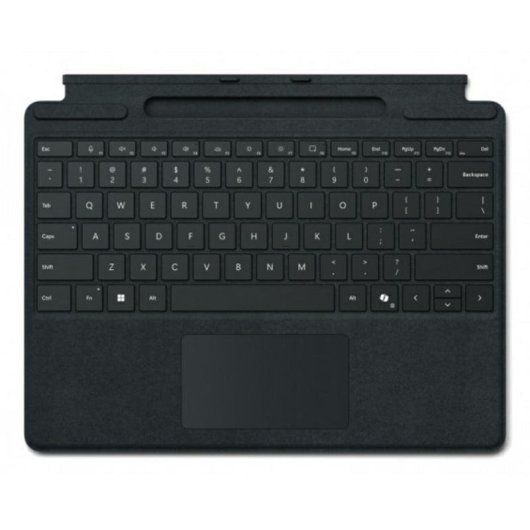 Tastiera Microsoft Surface Pro magnetica con alloggiamento penna e touchpad