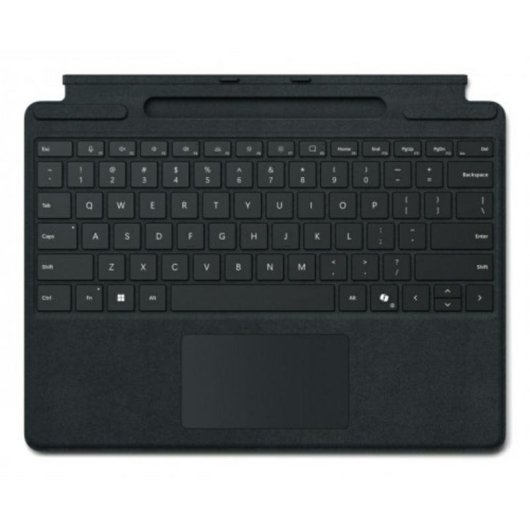Tastiera Microsoft Surface Pro magnetica con alloggiamento penna e touchpad