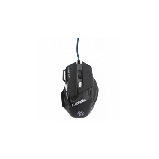 Ratón Catkil Alpha USB tipo A 2400 DPI Ambidextro Negro con Iluminación