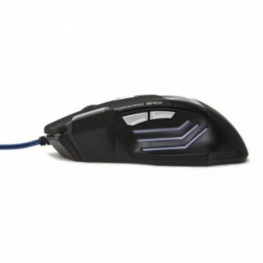Ratón Catkil Alpha USB tipo A 2400 DPI Ambidextro Negro con Iluminación