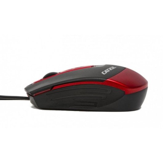 Ratón Catkil Dallas Óptico USB 1000 DPI Negro Rojo Plug&Play