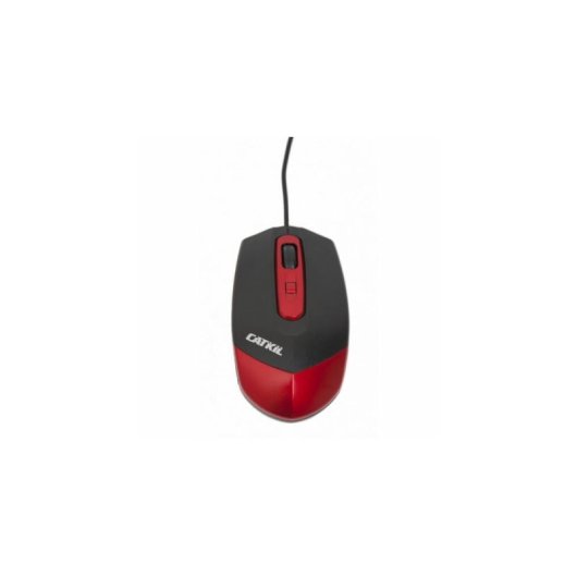 Ratón Catkil Dallas Óptico USB 1000 DPI Negro Rojo Plug&Play