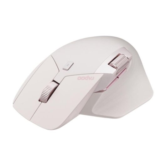 Ratón Rapoo MT760L Wireless Bluetooth 3200 DPI Rosa 8 Botones Recargable