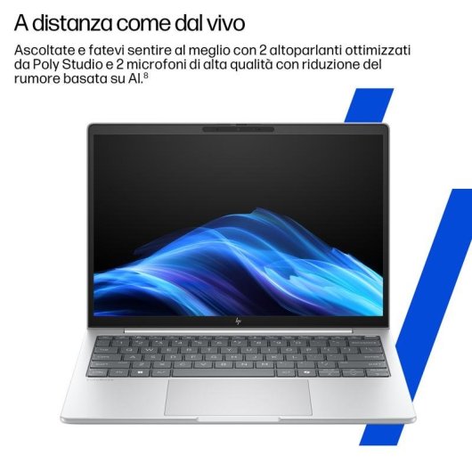 Portatile HP EliteBook 8 G1i 14" Intel Core Ultra 5 225U 16GB Intel Arc Graphics 512GB SSD Windows 11 Pro Wi-Fi 6E