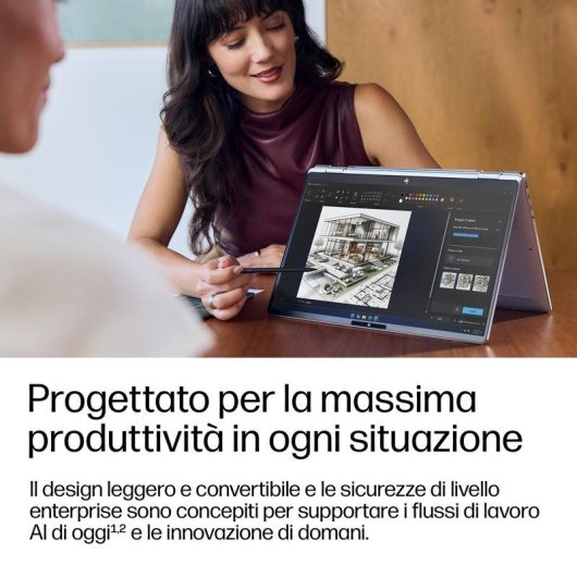 Portatile HP EliteBook X Flip G2i 14" Intel Core Ultra 7 358H 32GB 1TB SSD Intel Arc Graphics Windows 11 Pro