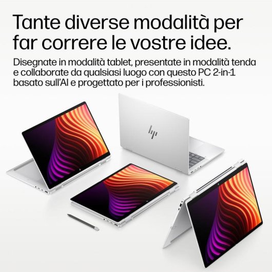 Portatile HP EliteBook X Flip G2i 14" Intel Core Ultra 7 358H 32GB 1TB SSD Intel Arc Graphics Windows 11 Pro