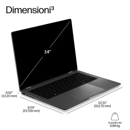 Portatile HP EliteBook X G2i 14" Intel Core Ultra 7 358H 32GB 1TB SSD Intel Arc Graphics Windows 11 Pro