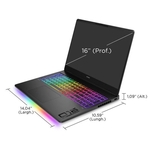 Portatile HP OMEN MAX 16-ak0000nlx 16" AMD Ryzen AI 9 375 32GB 1TB SSD RTX 5080 Windows 11