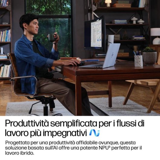 HP EliteBook 8 G1i Portatile 14" Intel Core Ultra 5 228V 32GB Intel Arc Graphics 512GB SSD Windows 11 Pro Wi-Fi 7