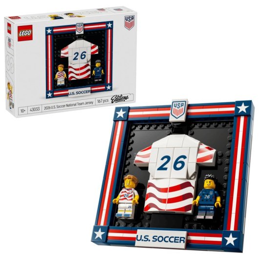 LEGO Editions Camisola da Seleção Nacional dos EUA 43033 167 peças