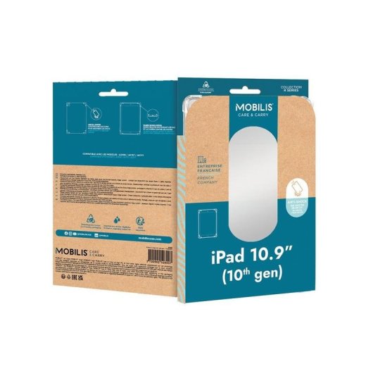 Funda Mobilis R Series para Apple iPad 10.9" (10th gen) Transparente