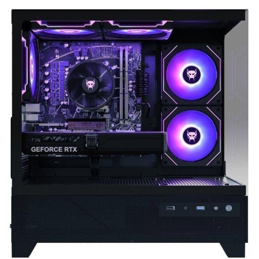 PC de bureau BEASTCOM Q5 Intel Core i7-11700F 16GB 1TB SSD Radeon RX 9060 XT Windows 11 Pro WiFi 5