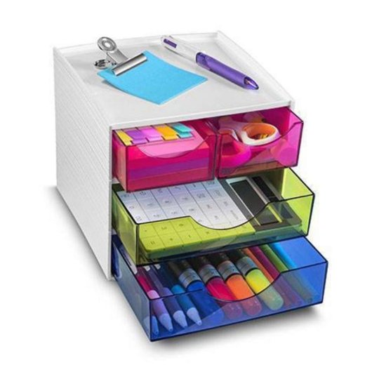 Cassetto da Ufficio Cep 3-211HM 3 Cassetti Multicolore Polistirene