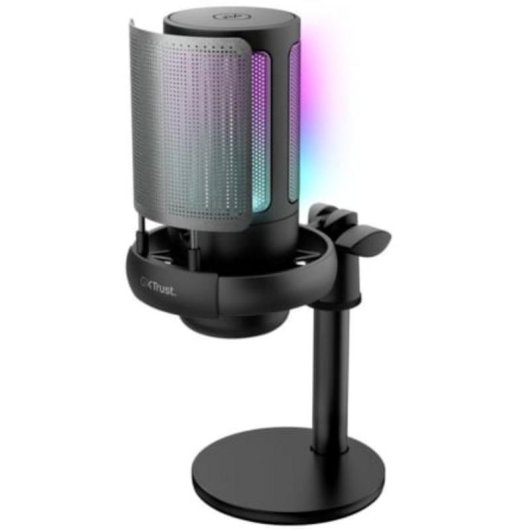 Mikrofon Trust GXT 238 Auron USB cardioid mit RGB-Beleuchtung und Popfilter