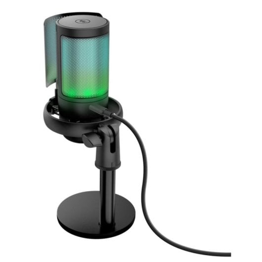 Mikrofon Trust GXT 238 Auron USB cardioid mit RGB-Beleuchtung und Popfilter