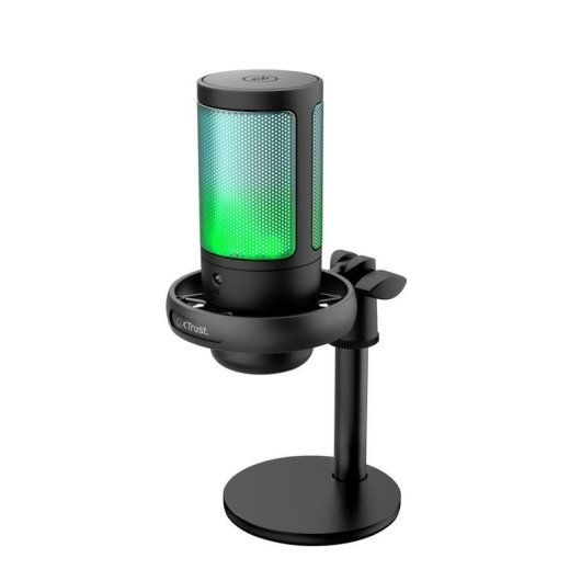 Mikrofon Trust GXT 238 Auron USB cardioid mit RGB-Beleuchtung und Popfilter