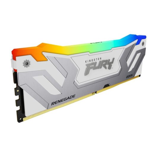 Memória RAM Kingston FURY Renegade RGB 24GB 1x24GB DDR5 8400MHz CL40 Branco XMP