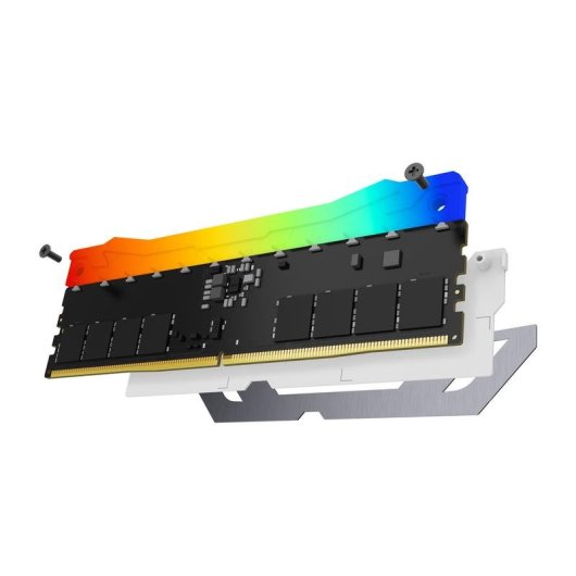 Memória RAM Kingston FURY Renegade RGB 24GB 1x24GB DDR5 8400MHz CL40 Branco XMP
