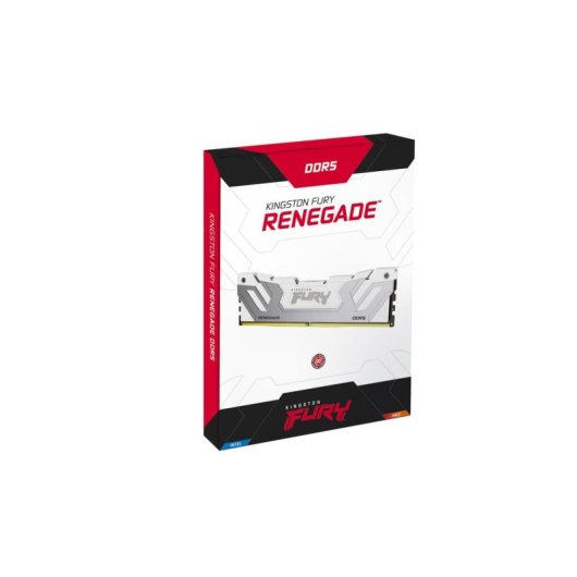 Memoria RAM Kingston FURY Renegade 48GB 2x24GB DDR5 8400MHz CL40 CUDIMM Blanca XMP