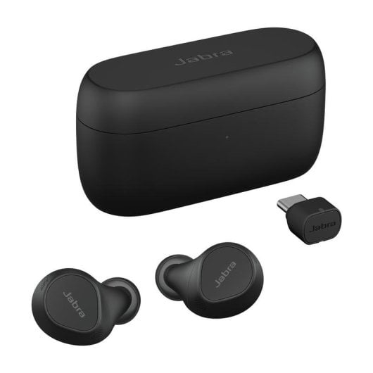 Auriculares Jabra Evolve2 Buds inalámbricos Bluetooth con Cancelación Activa de Ruido y carga inalámbrica negros