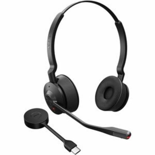 Jabra Engage 55 SE kabellose DECT Headsets mit Mikrofon und Geräuschunterdrückung schwarz
