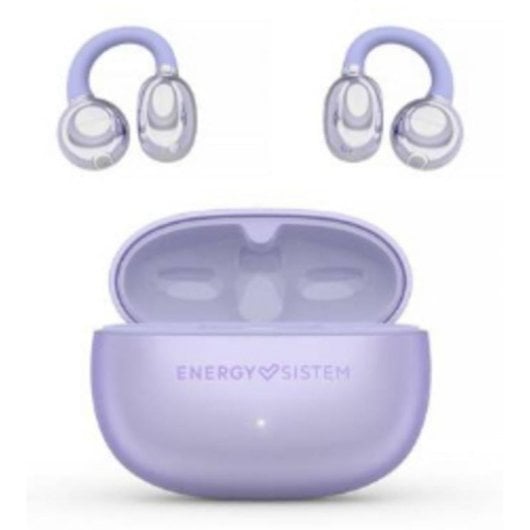 Auriculares ENERGY SISTEM ChicPods Bluetooth 5.4 sem fios Open Sound IPX4 violeta