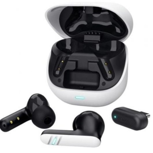 Auriculares Trust GXT 409 Oxxie inalámbricos Bluetooth gaming con cancelación de ruido Blanco