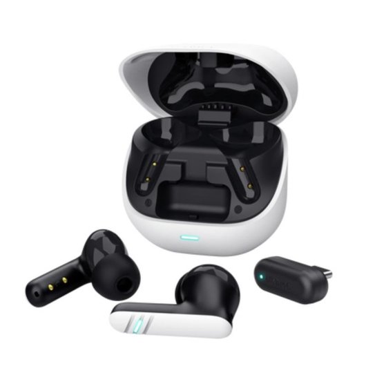 Auriculares Trust GXT 409 Oxxie inalámbricos Bluetooth gaming con cancelación de ruido Blanco
