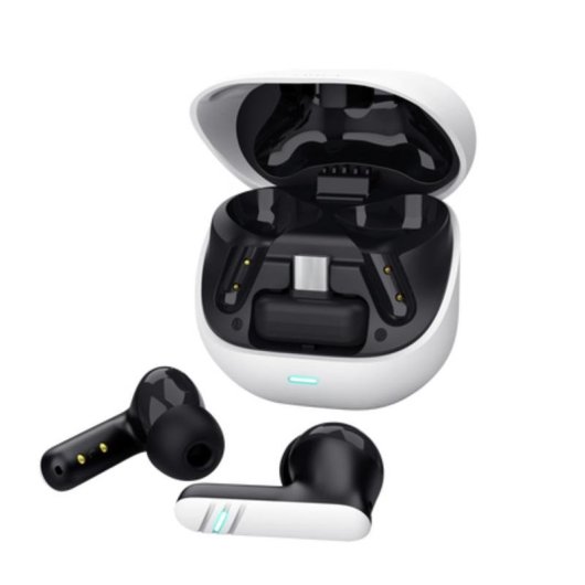 Auriculares Trust GXT 409 Oxxie inalámbricos Bluetooth gaming con cancelación de ruido Blanco